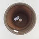 Ceramic bonsai bowl 15 x 15 x 16 cm, color brown - 3/3