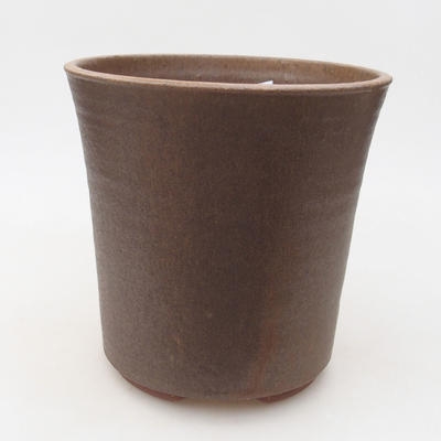 Ceramic bonsai bowl 16 x 16 x 16 cm, color brown - 3