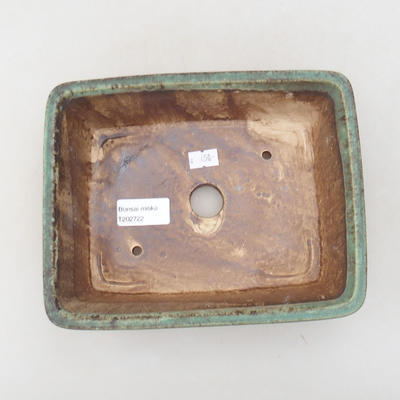 Ceramic bonsai bowl 20.5 x 16.5 x 6.5 cm, color green - 3