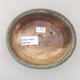 Ceramic bonsai bowl 14 x 12 x 3.5 cm, color green - 3/3