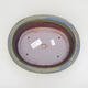 Ceramic bonsai bowl 22 x 18 x 8 cm, color brown - 3/3