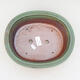 Ceramic bonsai bowl 25 x 20 x 8.5 cm, brown color - 3/3