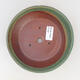 Ceramic bonsai bowl 17 x 17 x 5 cm, color green - 3/3