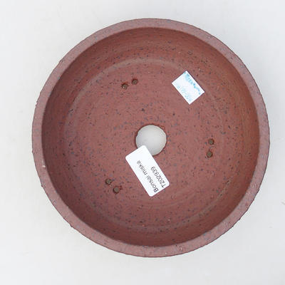 Ceramic bonsai bowl 17 x 17 x 5.5 cm, gray color - 3
