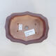 Ceramic bonsai bowl 14.5 x 10.5 x 4.5 cm, brown color - 3/3