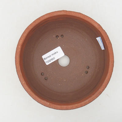 Ceramic bonsai bowl 15 x 15 x 7 cm, gray color - 3