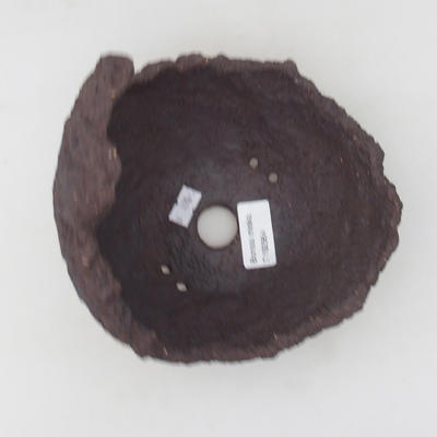 Ceramic Shell 15,5 x 15 x 18 cm, gray color - 3