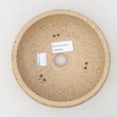Ceramic bonsai bowl 15.5 x 15.5 x 5.5 cm, gray color - 3