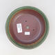 Ceramic bonsai bowl 17 x 17 x 4.5 cm, color green - 3/3