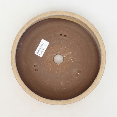 Ceramic bonsai bowl 19 x 19 x 5 cm, color beige - 3