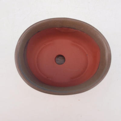 Bonsai bowl tray H 30 - bowl 12 x 10 x 5 cm, tray 12 x 10 x 1 cm, brown - bowl 12 x 10 x 5 cm, tray 12 x 10 x 1 cm - 3