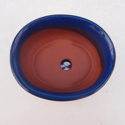 Bonsai bowl tray H 30 - bowl 12 x 10 x 5 cm, tray 12 x 10 x 1 cm, blue - bowl 12 x 10 x 5 cm, tray 12 x 10 x 1 cm - 3