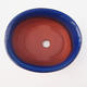 Ceramic bonsai bowl H 30 - 12 x 10 x 5 cm, Blue- 12 x 10 x 5 cm - 3/3
