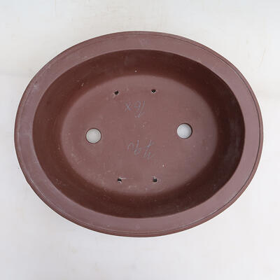Bonsai bowl 33 x 27.5 x 8.5 cm, color brown - 3