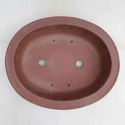 Bonsai bowl 34 x 27.5 x 8 cm, color brown - 3