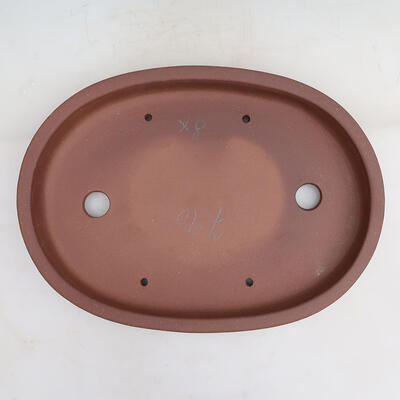 Bonsai bowl 36 x 26 x 5 cm, color brown - 3