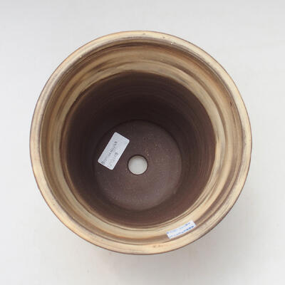 Ceramic bonsai bowl 16.5 x 16.5 x 17 cm, color cracked - 3