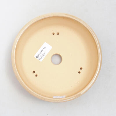 Ceramic bonsai bowl 17 x 17 x 5.5 cm, color beige - 3