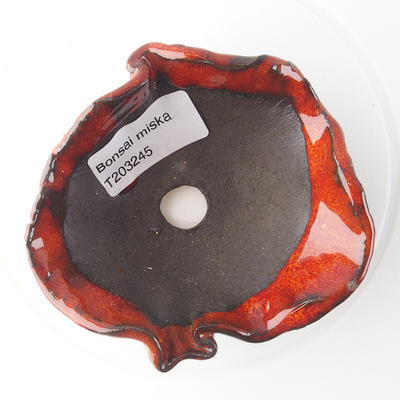 Ceramic shell 9 x 9 x 3.5 cm, color red - 3