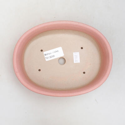 Ceramic bonsai bowl 18 x 14 x 5 cm, color pink - 3
