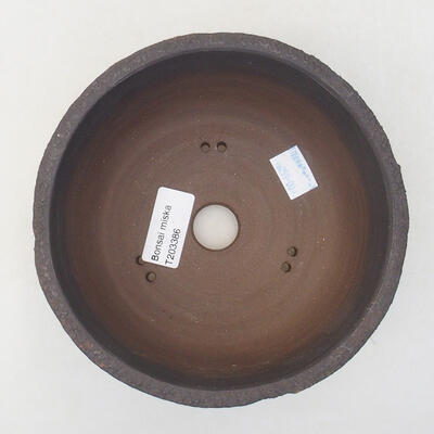 Ceramic bonsai bowl 15 x 15 x 8.5 cm, color cracked - 3