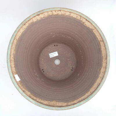 Ceramic bonsai bowl 34 x 34 x 20 cm, color beige-green - 3
