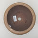 Ceramic bonsai bowl 17 x 17 x 8 cm, color brown - 3/3