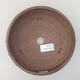 Ceramic bonsai bowl 17 x 17 x 5 cm, color brown - 3/3