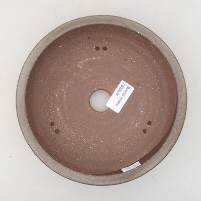 Ceramic bonsai bowl 18 x 18 x 5 cm, color gray - 3