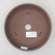 Ceramic bonsai bowl 15.5 x 15.5 x 4 cm, brown color - 3/3
