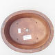 Ceramic bonsai bowl 21 x 17 x 6 cm, brick color - 3/3