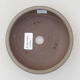 Ceramic bonsai bowl 13.5 x 13.5 x 4 cm, brown color - 3/3