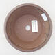 Ceramic bonsai bowl 13 x 13 x 5 cm, brown color - 3/3