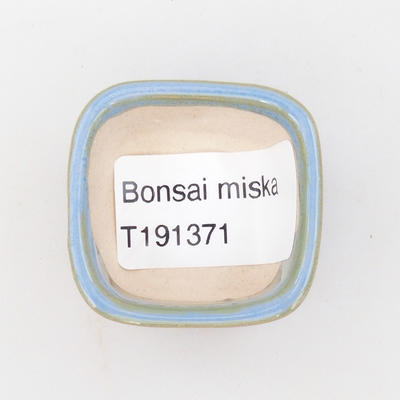 Mini bonsai bowl 3,5 x 3,5 x 2,5 cm, color blue - 3