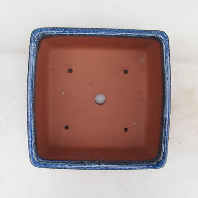 Bonsai bowl 21 x 21 x 9 cm, color blue - 3
