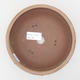 Ceramic bonsai bowl 15.5 x 15.5 x 5.5 cm, brown color - 3/3