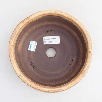 Ceramic bonsai bowl 16 x 16 x 6.5 cm, color cracked - 3