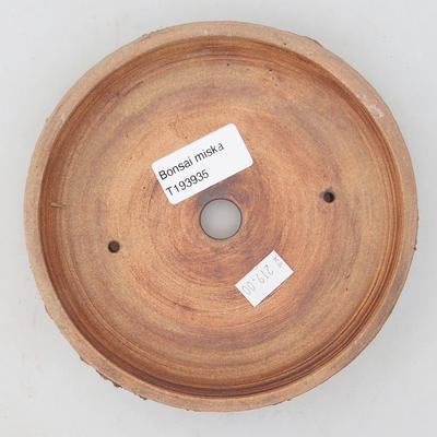 Ceramic bonsai bowl 15 x 15 x 3,5 cm, color cracked - 3