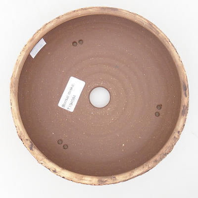 Ceramic bonsai bowl 18 x 18 x 5,5 cm, gray color - 3