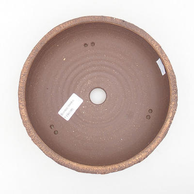 Ceramic bonsai bowl 20,5 x 20,5 x 6 cm, gray color - 3