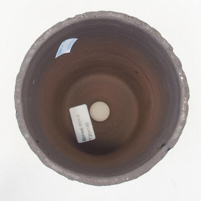 Ceramic bonsai bowl 13 x 13 x 15.5 cm, color black - 3