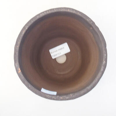 Ceramic bonsai bowl 13 x 13 x 14.5 cm, gray color - 3