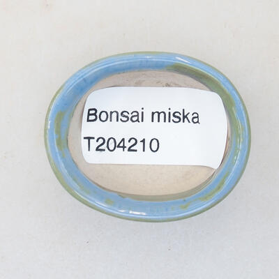 Mini bonsai bowl 4 x 3.5 x 1.5 cm, color blue - 3