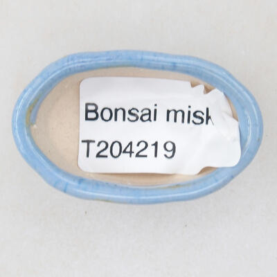 Mini bonsai bowl 4 x 2.5 x 1.5 cm, color blue - 3