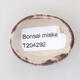 Mini bonsai bowl 4 x 3 x 2 cm, color red - 3/3