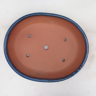 Bonsai bowl 34 x 27 x 7.5 cm, color blue - 3