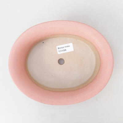 Ceramic bonsai bowl 21.5 x 17.5 x 6.5 cm, color pink - 3