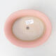 Ceramic bonsai bowl 21.5 x 17.5 x 6.5 cm, color pink - 3/3