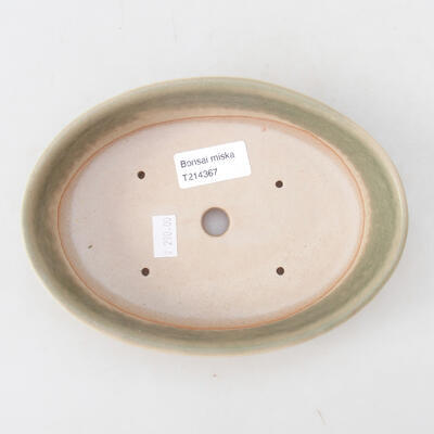 Ceramic bonsai bowl 18 x 13 x 4.5 cm, color gray - 3