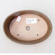 Ceramic bonsai bowl 16 x 11.5 x 4 cm, color brown - 3/3